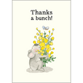 Affirmations - Twigseeds Thank You Mini Card - Thanks A Bunch - T366