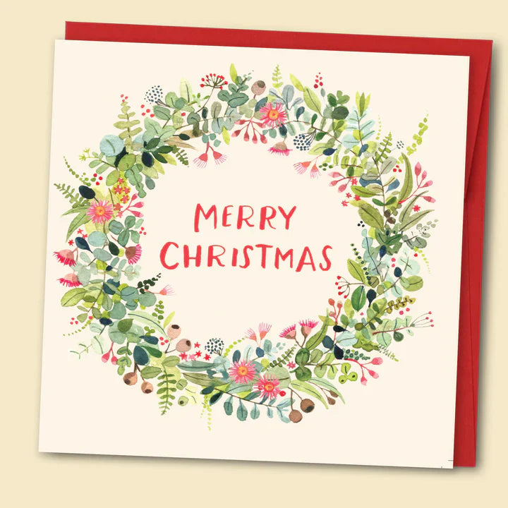 Papernest Merry Christmas Bush Wreath Card