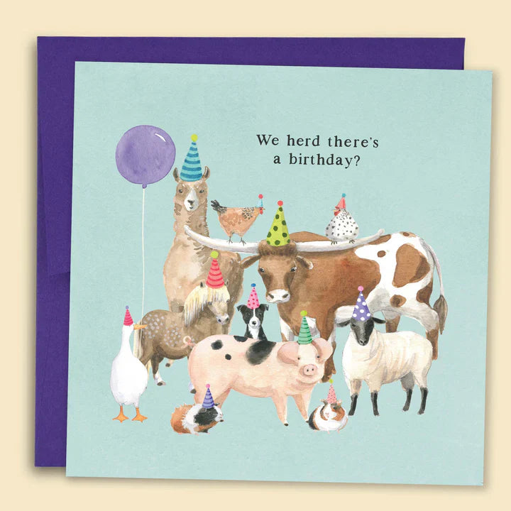 Papernest We Herd There's A Birthday Card