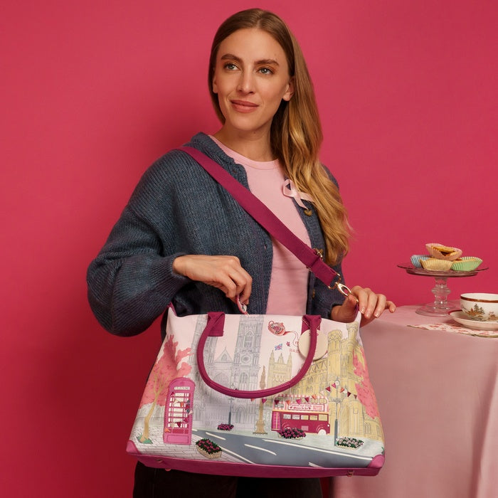 Vendula Perfectly Pink Afternoon Tea Bus Bonnie Weekender