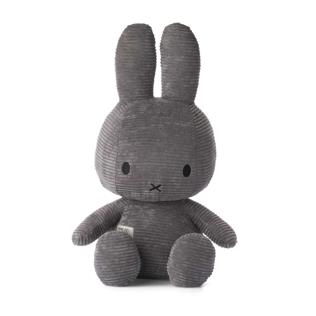 MIFFY & FRIENDS Miffy Sitting Corduroy Grey (70cm)