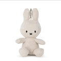 Miffy & Friends Miffy Keychain ECO Corduroy Lt. Stone Grey 10cm