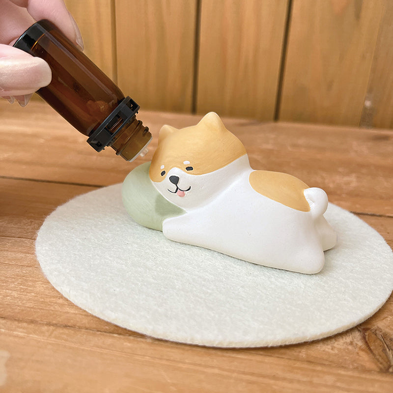 Decole Concombre Aroma Oil Diffuser - Napping Animal - Shiba