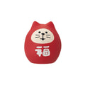 Decole Concombre - Mamefuku Mascot - Lucky Cat Daruma (Small)