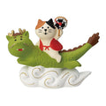 Decole Concombre Figurine - Zodiac Sign Dragon - Cat and Flying Dragon