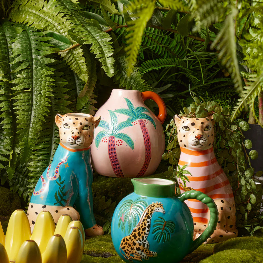 Emporium Pierson Leopard Planter Red 25cm