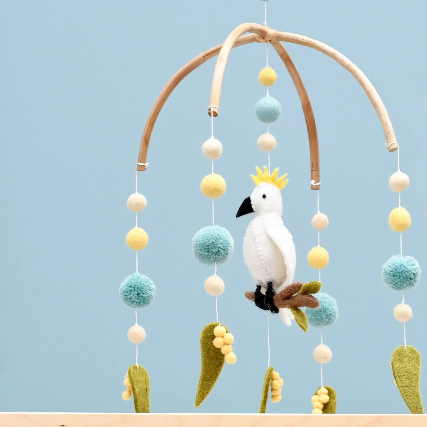 Tara Treasure Baby Cot Mobile Cockatoo Australiana