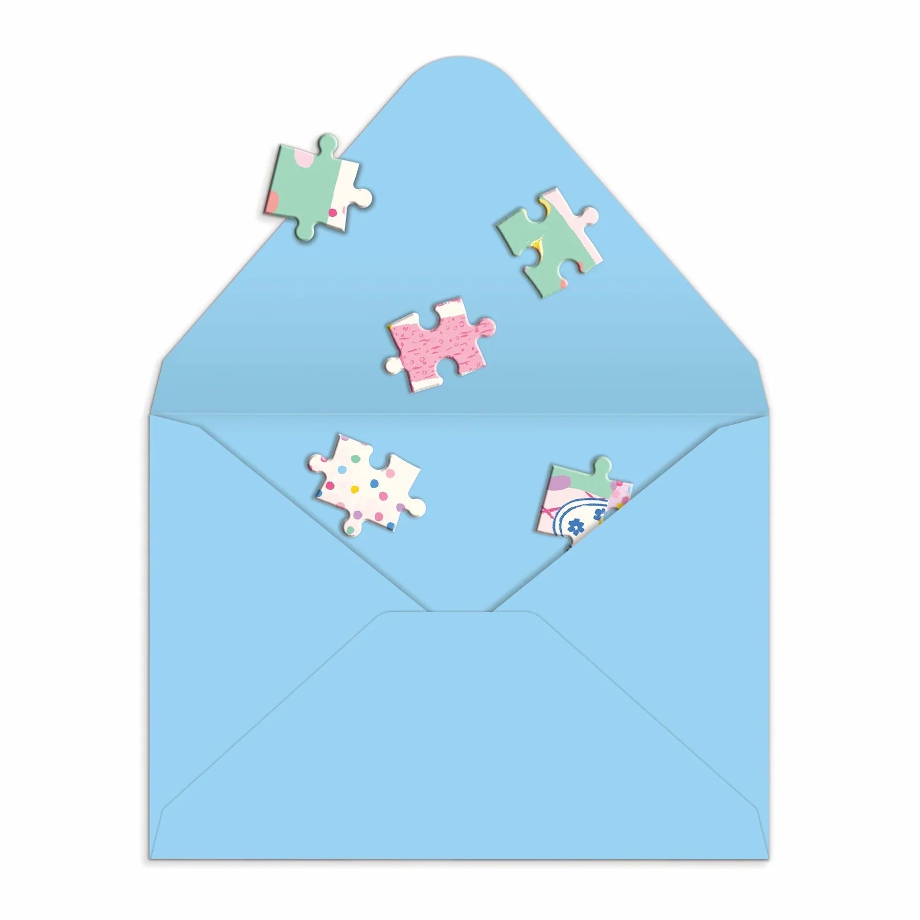 Confetti Birthday Cake Greeting Card Puzzle