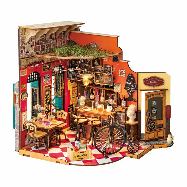 Robotime Rolife Cheers Bar & Dining DIY Miniature House DG173