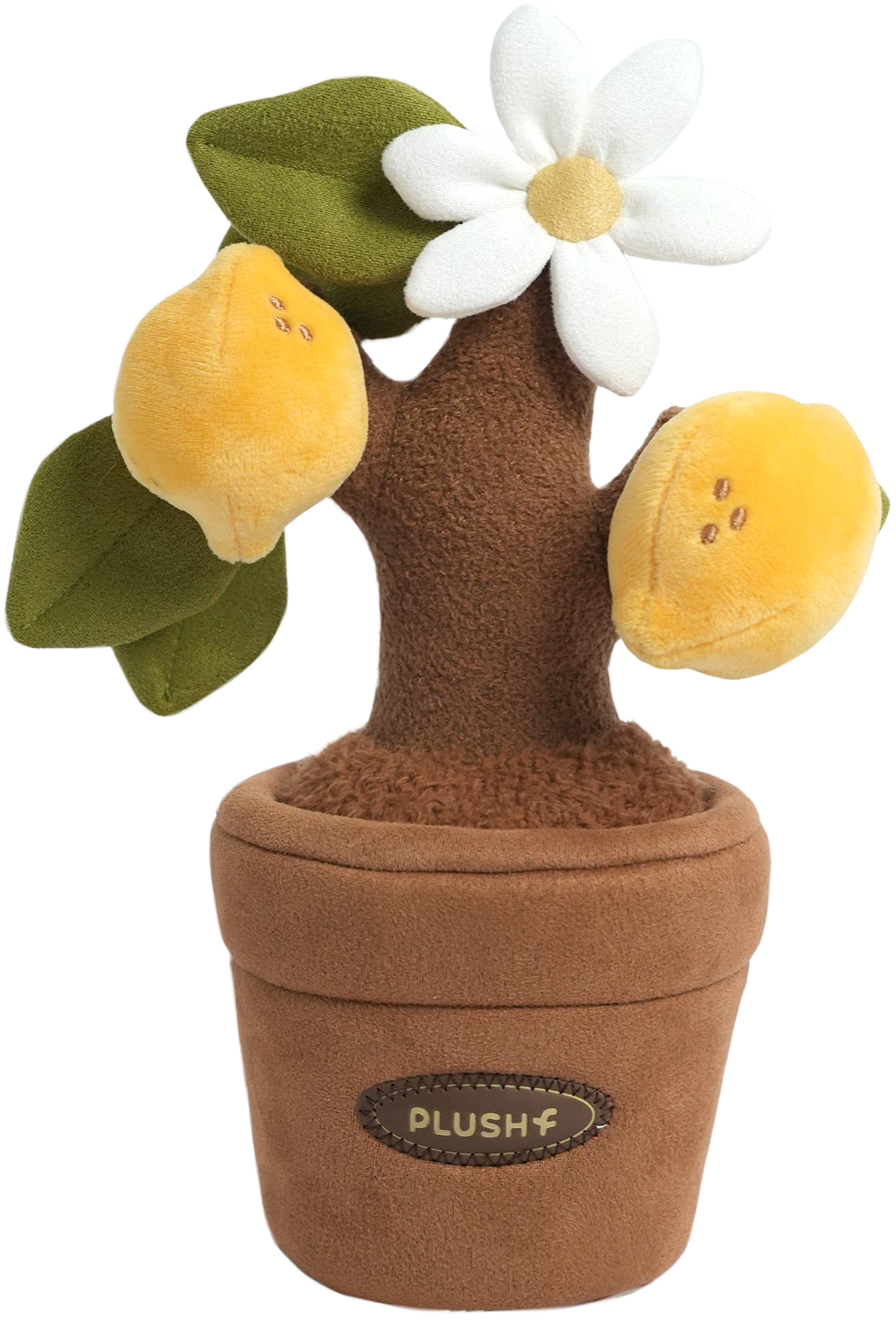 PlushWoods Lemon Tree Plant Plush With Pot 25cm