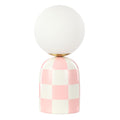 Emporium Archie Table Lamp Pink & White