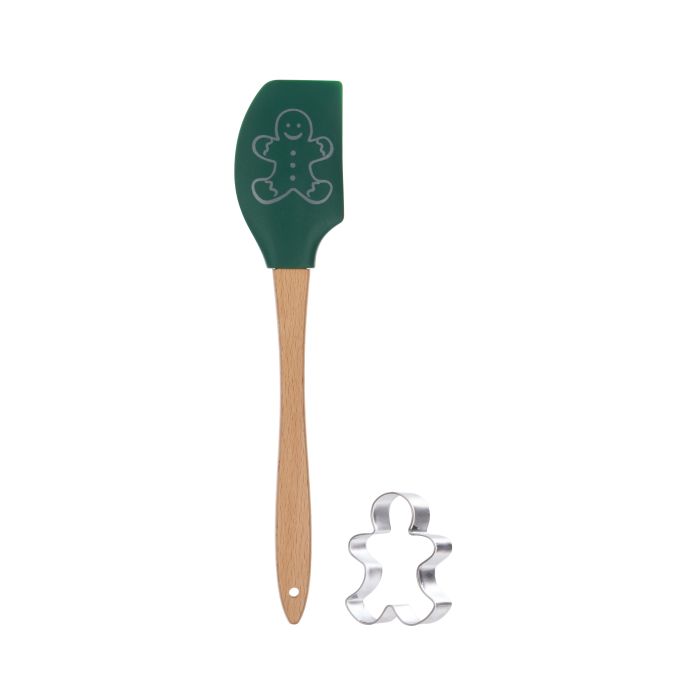 Davis & Waddell Cookie Baking Set 2pcs Green & Wood
