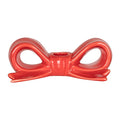 Emporium Saylor Bow Candle Holder Red 14.5x8x5.3cm