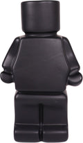 Urban products Block Man Planter Black 22cm