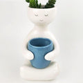 Urban Products Person Holding a Pot Planter Dusty Blue 20cm