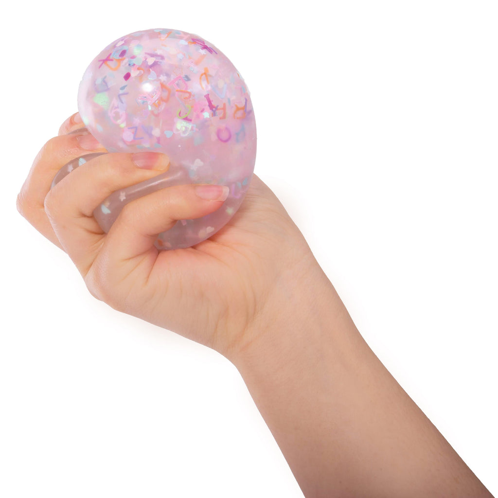 IsGift Alphabetti Confetti Squish-A-Ball Assorted 7cm