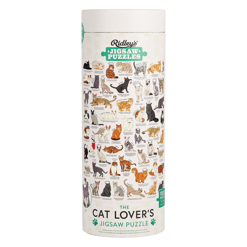 Ridley's Cat Lover's 1000 Piece Jigsaw Puzzle
