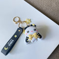 Koko Ribbon Celestial Bunny Keychain- Black