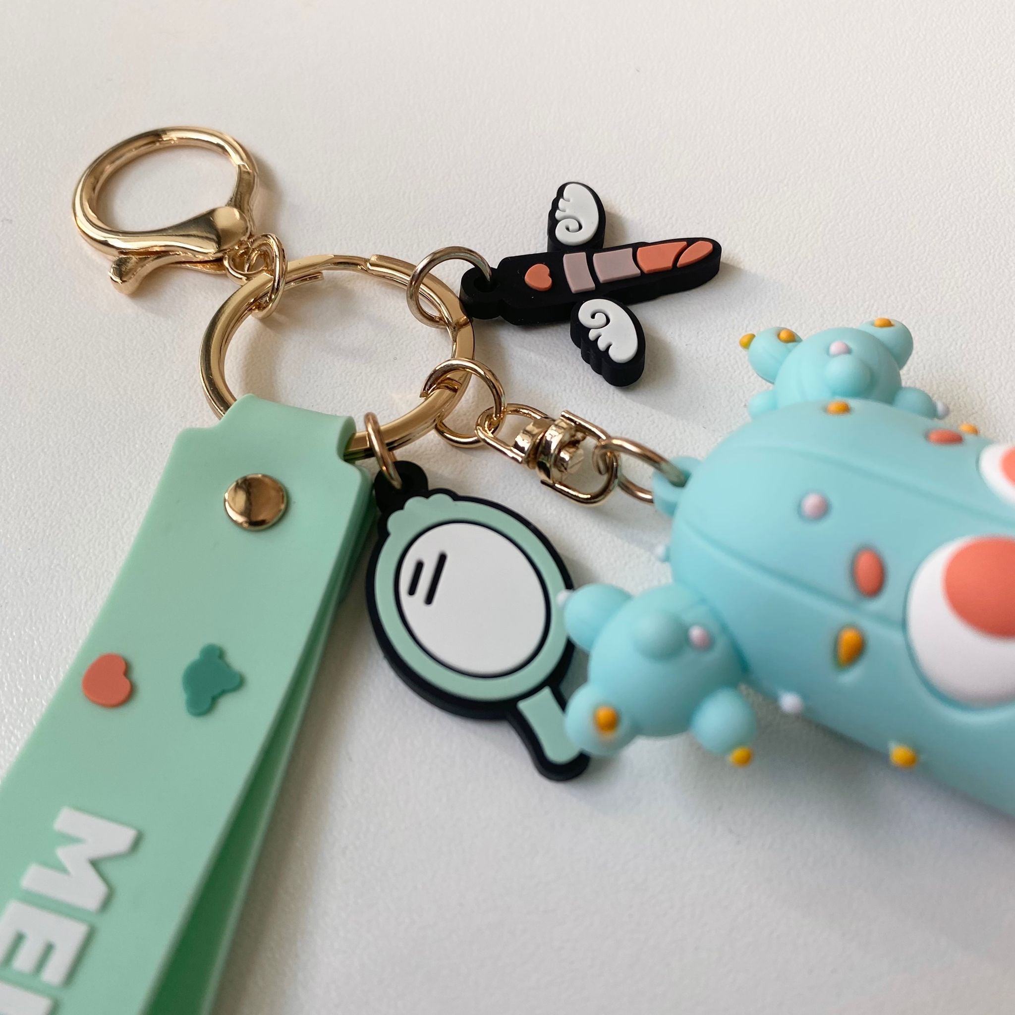 Monster Letter Keychain - Cactus