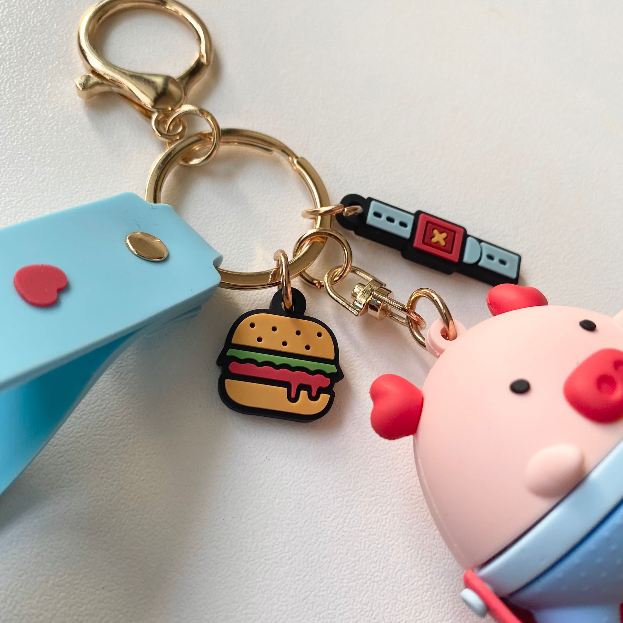 Monster Letter Keychain - Super Pig