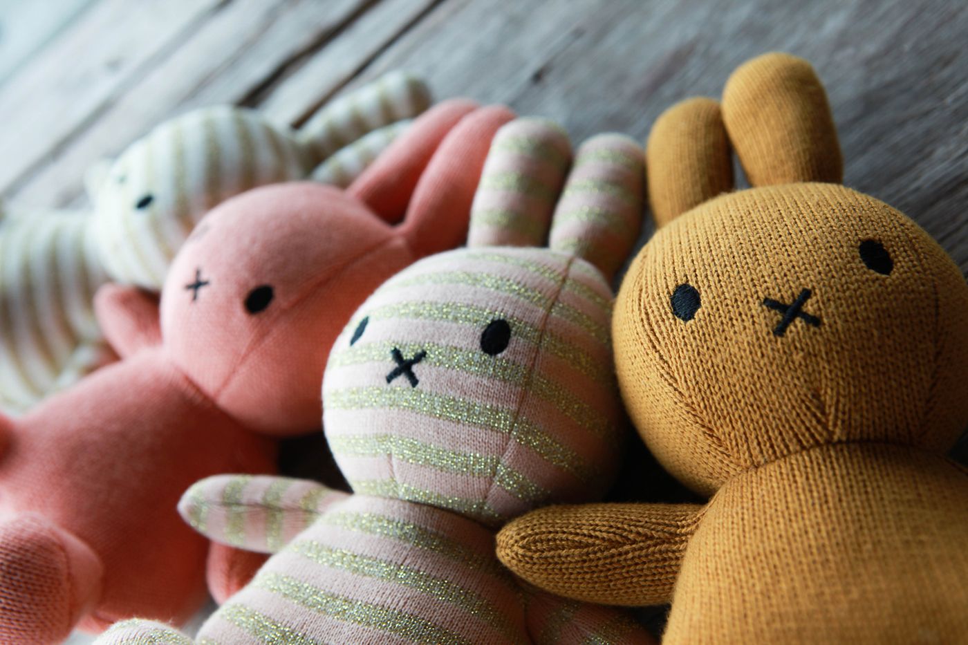 Miffy & Friends Miffy Organic Cotton Peachy Pink 23cm