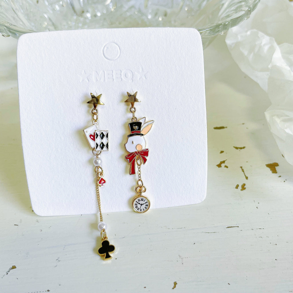Luninana Earrings - Poker Bunny Earrings YBY050