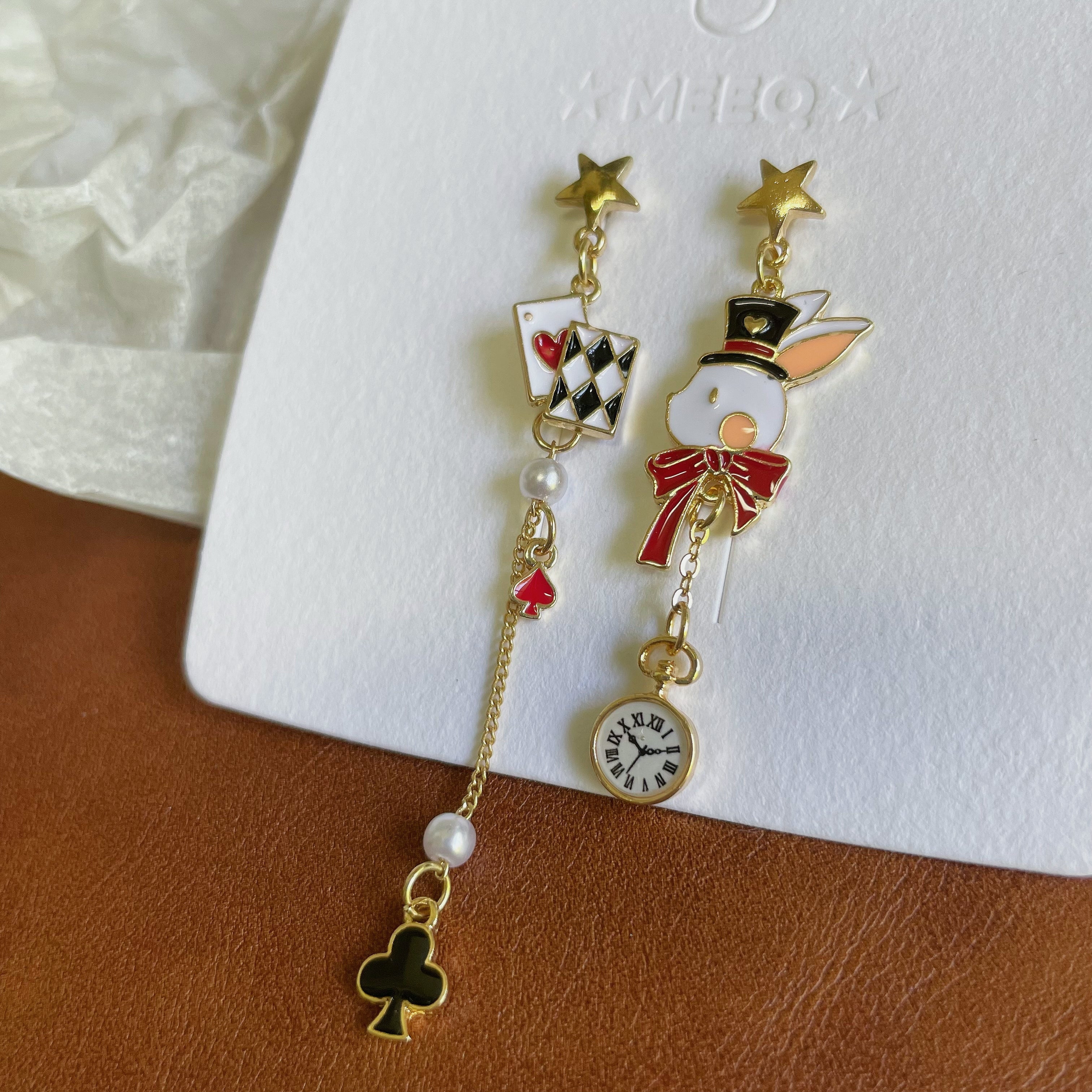 Luninana Earrings - Poker Bunny Earrings YBY050