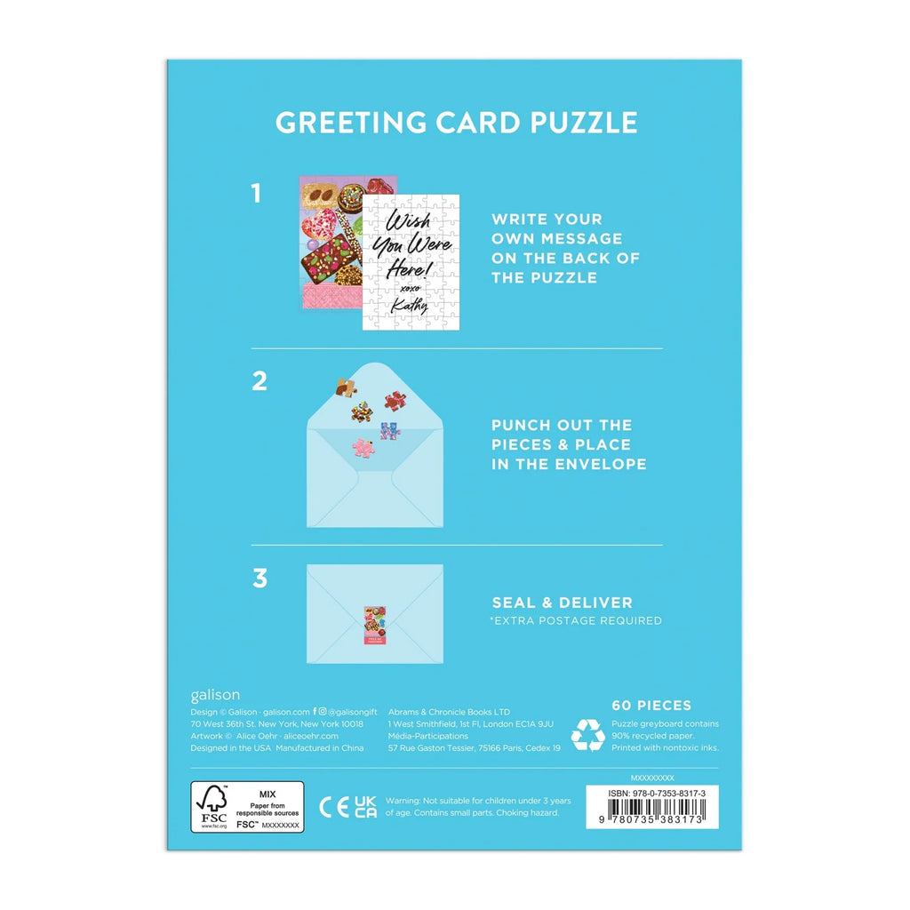 Sweets for the Sweet Greeting Card Puzzle