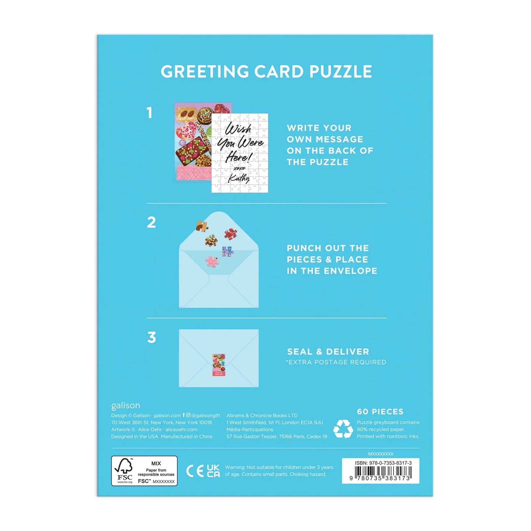 Sweets for the Sweet Greeting Card Puzzle
