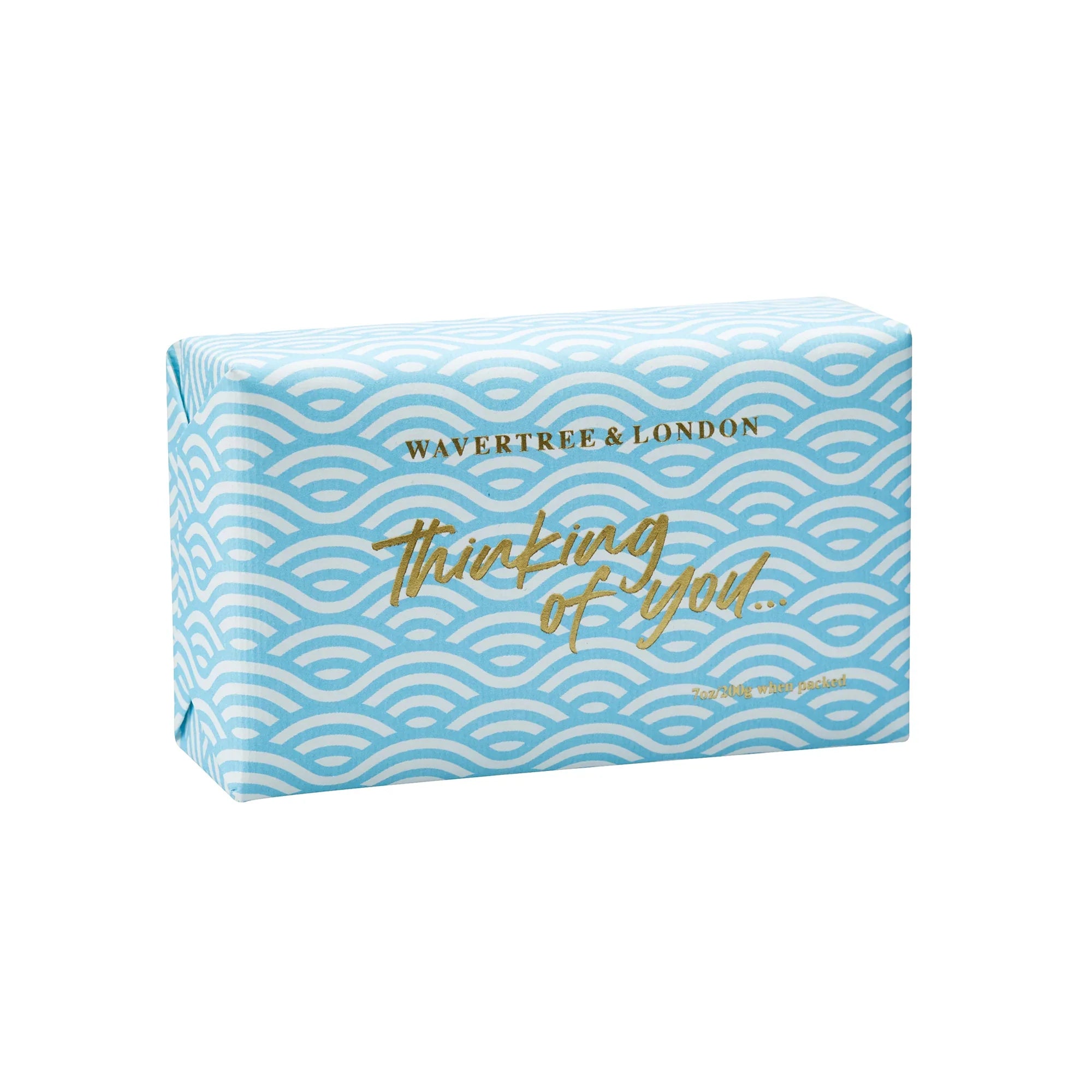 Wavertree & London Soap Thinking of You - Blue - Flower Market Fragrance Soap Bar 200g
