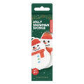 Kikkerland Snowman Scrub Sponge 2pcs Set 10x4x14cm
